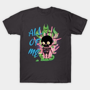 Teethgrinder Glitch Skull - All Of Me T-Shirt